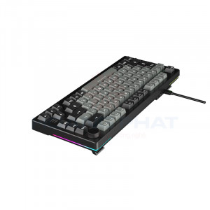 Bàn phím cơ DAREU EK75 GREY BLACK (2 sides RGB strip, Multi-Led, PBT Double Shot OEM profile, DareU DREAM sw)#2