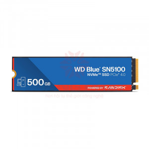 SSD Western Blue 500G SN5100 NVMe PCIe Gen4x4 (WDS500G5B0E)