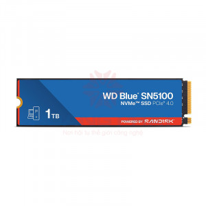 SSD Western Blue 1TB SN5100 NVMe PCIe Gen4x4 (WDS100T5B0E)