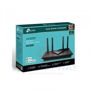Bộ phát wifi 6 TP-Link Archer AX55 (Chuẩn AX/ AX3000Mbps/ 4 Ăng-ten ngoài/ Wifi Mesh/ 35 User)#4