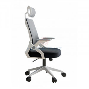 Ghế công thái học TMS04PS White-Black#2