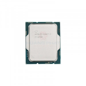 CPU Intel Core i7-12700 (Intel LGA1700 - 12 Core - 20 Thread - Upto 4.9Ghz - Cache 25MB) Tray không fan