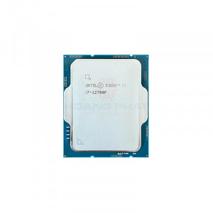 CPU Intel Core i7-12700F  (Intel LGA1700 - 12 Core - 20 Thread - Upto 4.9Ghz - Cache 25MB) Tray không fan