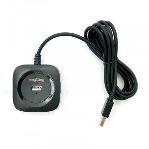 Bộ chia USB 2.0 1 ra 4 cổng HUB VU2406 1m Veggieg#2
