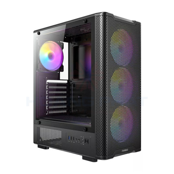 Vỏ Case Antec VX310 RGB Elite Mid Tower (Black) - 4 Fan RGB