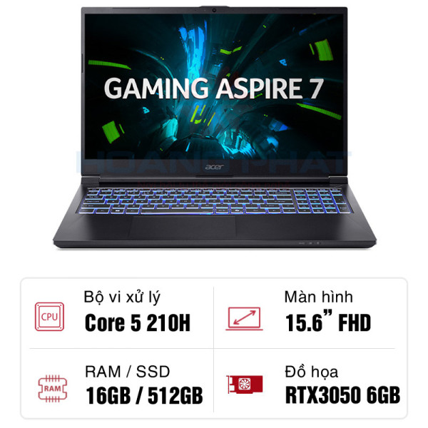 Acer Gaming Aspire 7 A715-59G-53GZ
