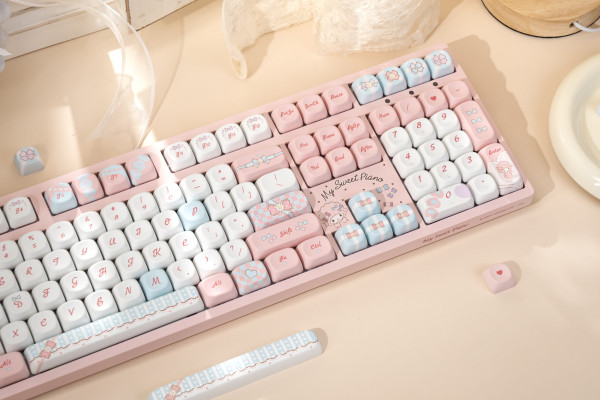 Bàn phím cơ AKKO 3108RF V3 Piano Sweet Frost Pink (Hotswap/USB Type-C/Wireless/No Led)#6
