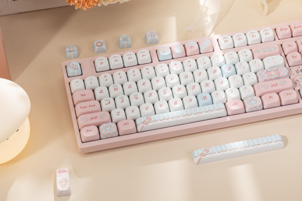 Bàn phím cơ AKKO 3108RF V3 Piano Sweet Frost Pink (Hotswap/USB Type-C/Wireless/No Led)#6