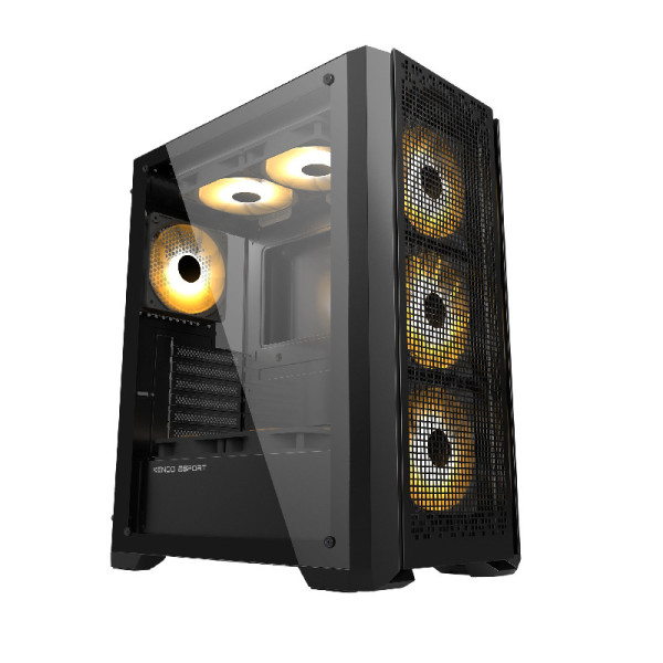 Vỏ Case Kenoo ESPORT AF241-3F Black ( kèm 3Fan )