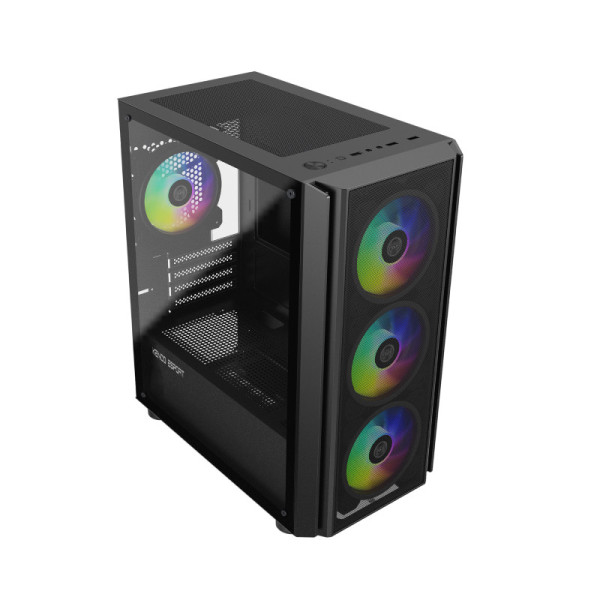 Vỏ Case Kenoo ESPORT M300-3F Black ( kèm 3Fan )#5