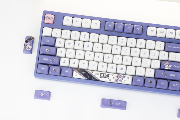 Bàn phím cơ AKKO 3108RF V3 Kuromi Frost Pink (Hotswap/USB Type-C/Wireless/No Led)#6