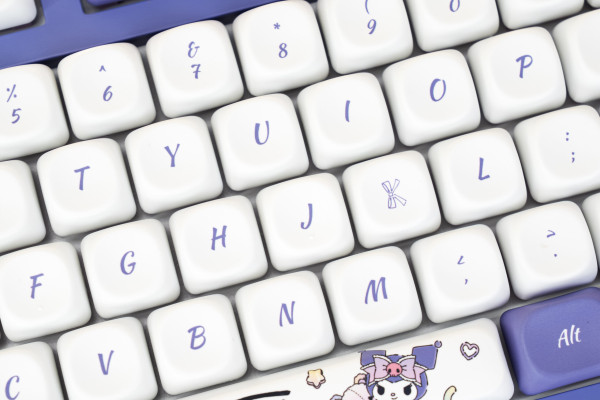 Bàn phím cơ AKKO 3108RF V3 Kuromi Frost Pink (Hotswap/USB Type-C/Wireless/No Led)#6