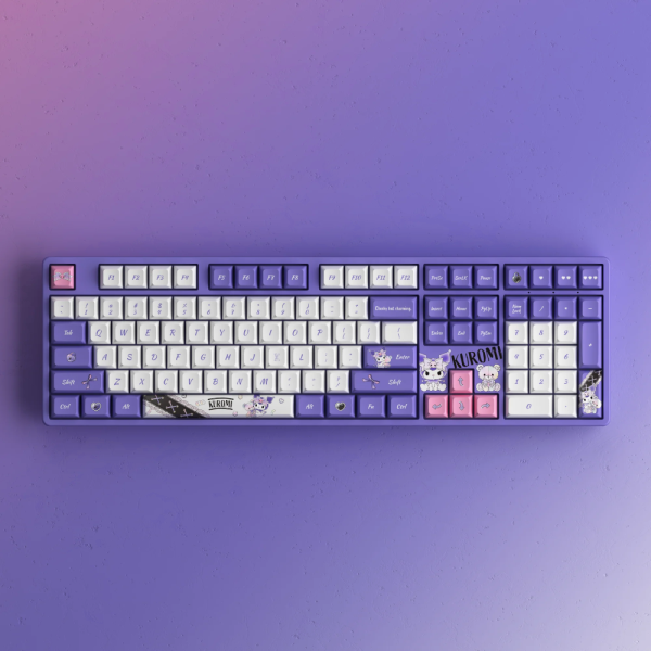Bàn phím cơ AKKO 3108RF V3 Kuromi Frost Pink (Hotswap/USB Type-C/Wireless/No Led)#6