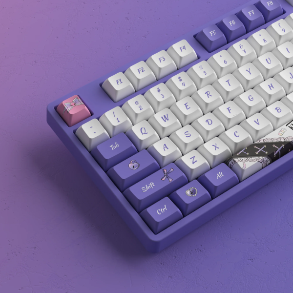 Bàn phím cơ AKKO 3108RF V3 Kuromi Frost Pink (Hotswap/USB Type-C/Wireless/No Led)#6