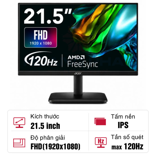 Màn hình Acer EK221Q G3 21.5-inch IPS 120Hz