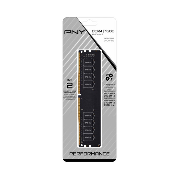 Ram PC PNY 16GB DDR4 bus 3200 (MD16GSD4320016-TB)