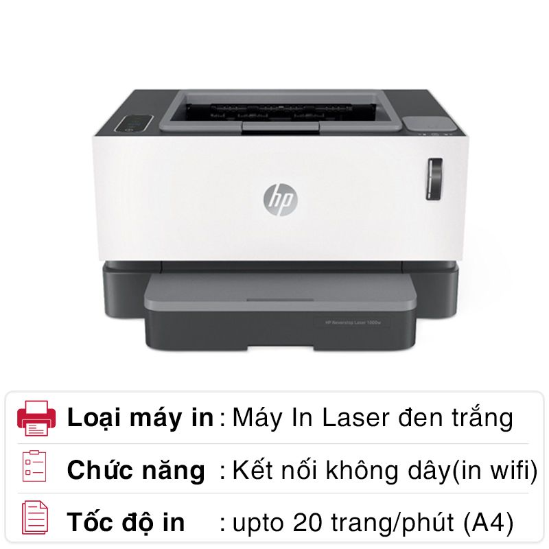 Máy in HP Neverstop Laser 1000W (4RY23A) 
