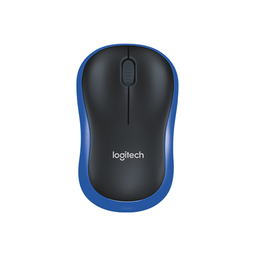 Mouse Logitech M185 Wireless (Viền xanh)