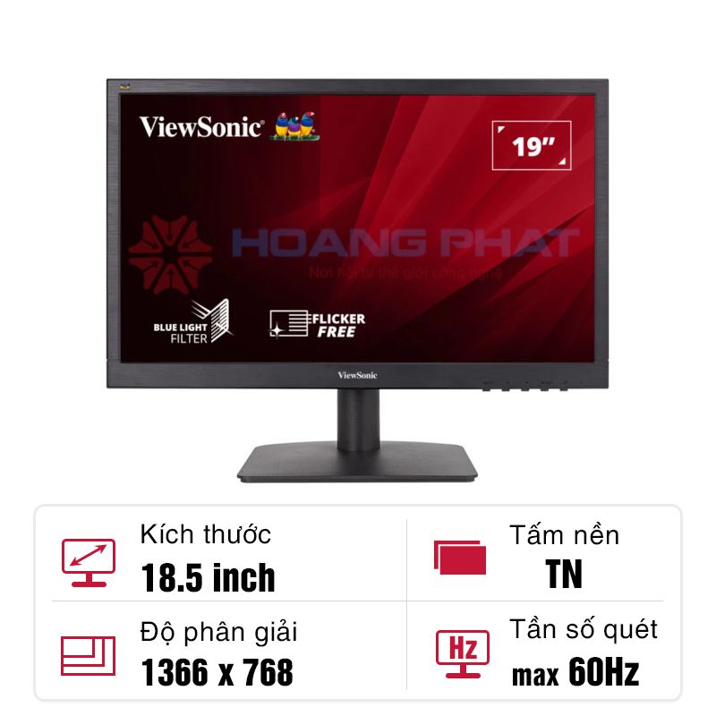 Màn hình ViewSonic VA1903A 18.5-inch TN