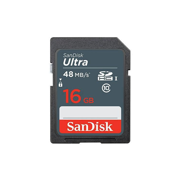 Thẻ nhớ SD Sandisk SDHC Ultra C10 UHS-1 16GB (Read 48MB/s)
