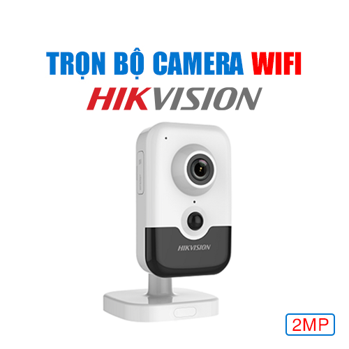 Trọn Bộ Camera Wifi Hikvision DS-2CD2421G0-IW 2.0MP