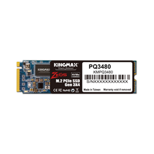 SSD Kingmax 128GB PCIe NVMe Gen3x4 M.2 2280 PQ3480