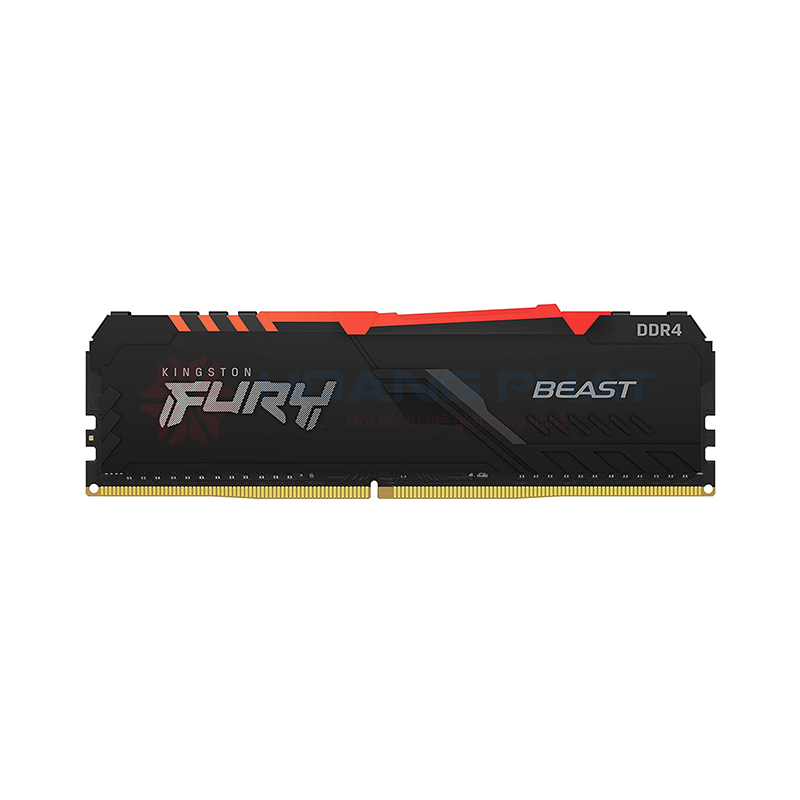 Ram Kingston Fury Beast RGB 8GB DDR4 Bus 3200Mhz - (KF432C16BBAK2/8)