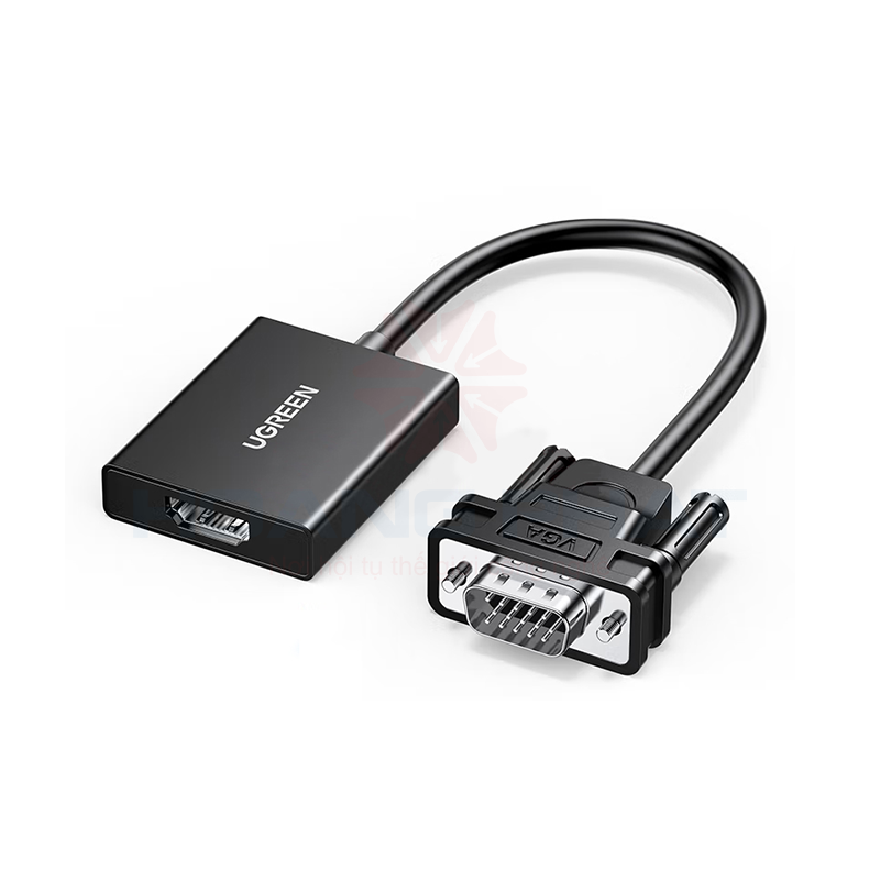 Cáp chuyển VGA to HDMI + Audio 30cm Ugreen 50945