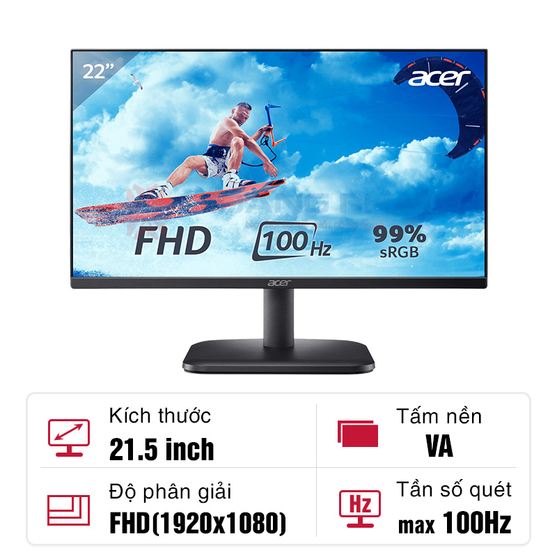 Màn hình Acer EK221Q H 21.5-inch VA 100Hz