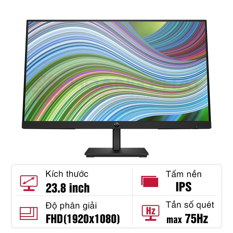 Màn hình HP P24 G5 (64X66AA) 23.8-inch IPS 75Hz