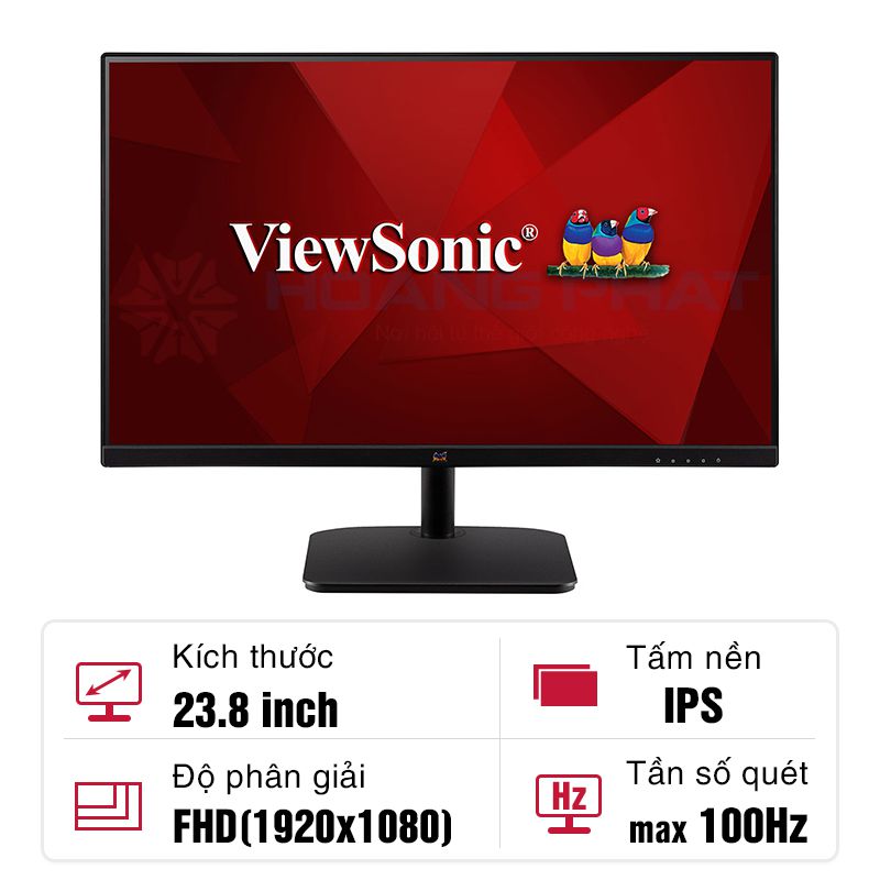 Màn hình ViewSonic IPS VA2432-H 23.8-inch 100Hz