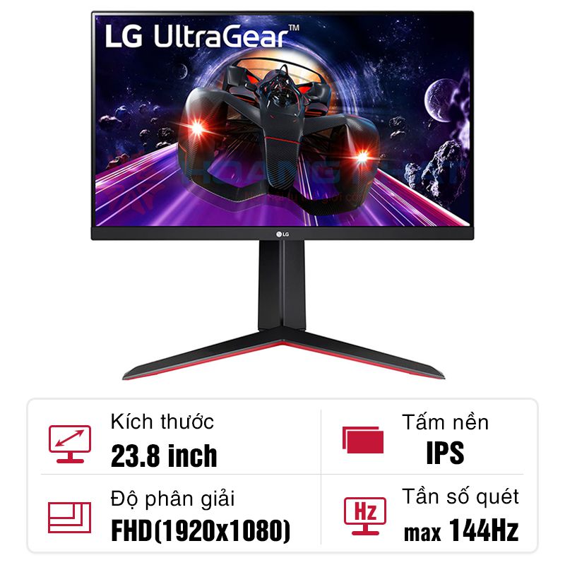 Màn hình LG UltraGear IPS 24GN65R-B 23.8-inch 144Hz