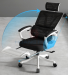 Ghế công thái học có chân kê TMS08 Black-White