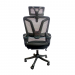 Ghế công thái học có chân kê TMS08 Black