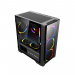 Vỏ Case Kenoo ESPORT MK500-3F Black (mặt kính, kèm 3 fan RGB)