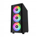 Vỏ Case Kenoo ESPORT EK700-3FA (Black - kèm 3 fan)
