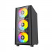Vỏ Case Kenoo ESPORT K300-3F V2 Black (kèm 3 fan)