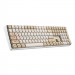 Bàn phím cơ DarkFlash GD108 Milky Brown Yellow Axis switch