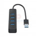 Bộ chia cổng USB 3.0 1 ra 4 Orico TWU3-4A-BK