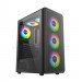 Vỏ Case Vitra CERES V309 BLACK 3FAN RGB (ATX/Màu Đen) (KT)