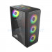 Vỏ Case Vitra CERES V309 BLACK 3FAN RGB (ATX/Màu Đen) (KT)