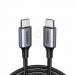 Cáp sạc nhanh 60W USB Type-C to Type-C dài 2M bọc nylon Ugreen 50152