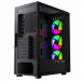 Vỏ Case Kenoo ESPORT EM730 - 3F Mesh Black ( 3Fan Rainbow)