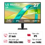 Màn hình LG 27U411B-B 27-inch IPS 144Hz