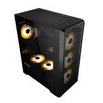 Vỏ Case Kenoo ESPORT AF241-3F Black ( kèm 3Fan )