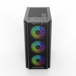 Vỏ Case Kenoo ESPORT M300-3F Black ( kèm 3Fan )