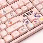 Bàn phím cơ AKKO 3108RF V3 Poco Family - POCO LAMB Frost Pink (Hotswap/USB Type-C/Wireless/No Led)