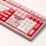 Bàn phím cơ AKKO 3108RF V3 Poco Family - POCO PIGGY Frost Pink (Hotswap/USB Type-C/Wireless/No Led)