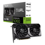 Card màn hình ASUS Dual GeForce RTX 5060 8GB GDDR7 OC Edition Advanced (DUAL-RTX5060-O8G-A)