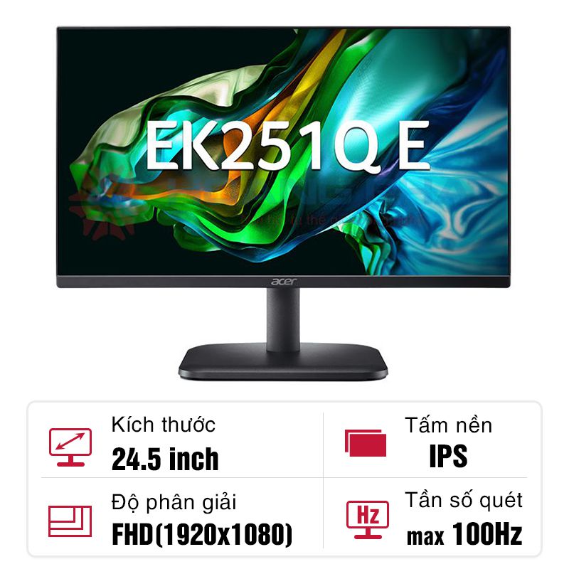 Màn hình Acer EK251Q E 24.5-inch IPS 100Hz
